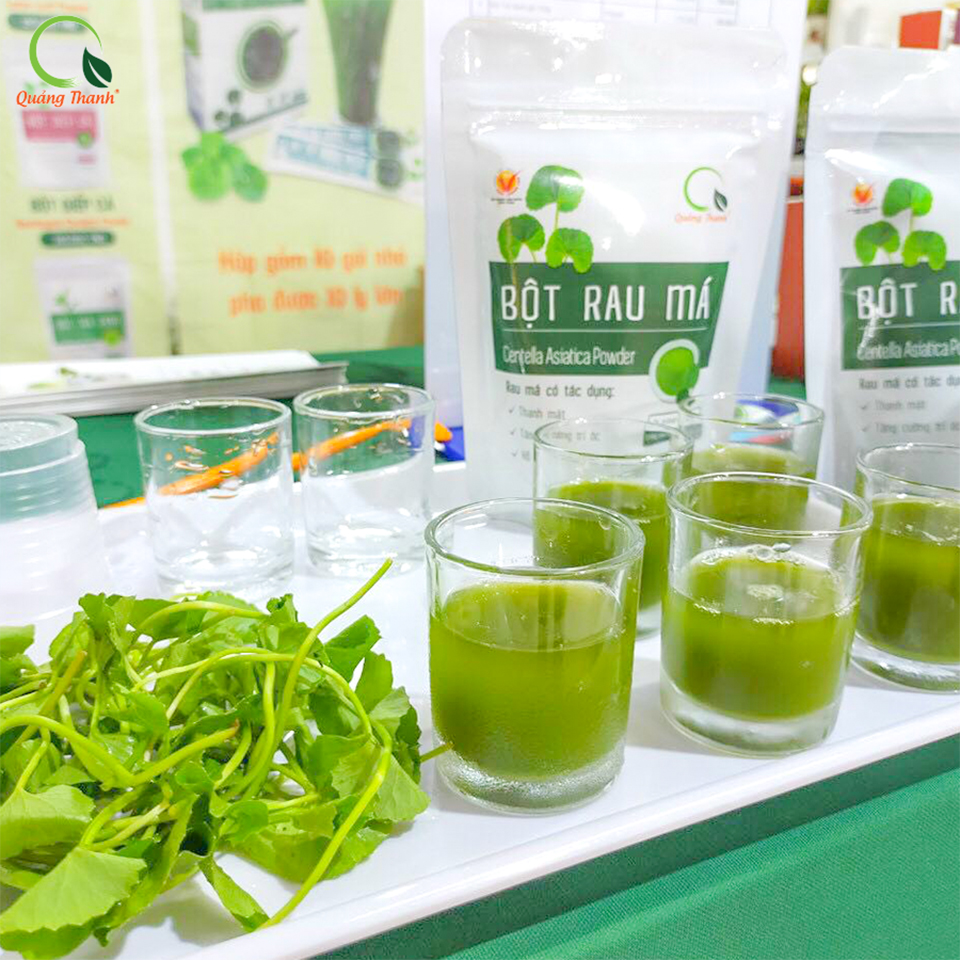 [CHÍNH HÃNG] Rau Má Uống Liền Sấy Lạnh Nguyên Chất  - Mát gan, detox, giảm mụn, giảm cân, giải nhiệt - Hộp Không Đường