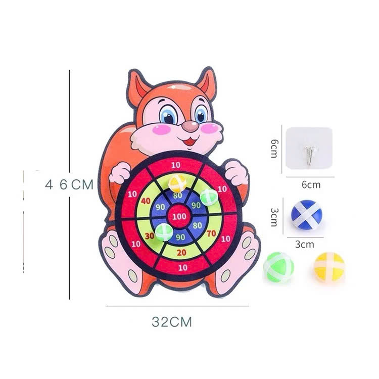 Bộ bảng phóng ném phi bóng dính đồ chơi giáo dục sáng tạo cho trẻ mầm non - Giao Màu Ngẫu Nhiên