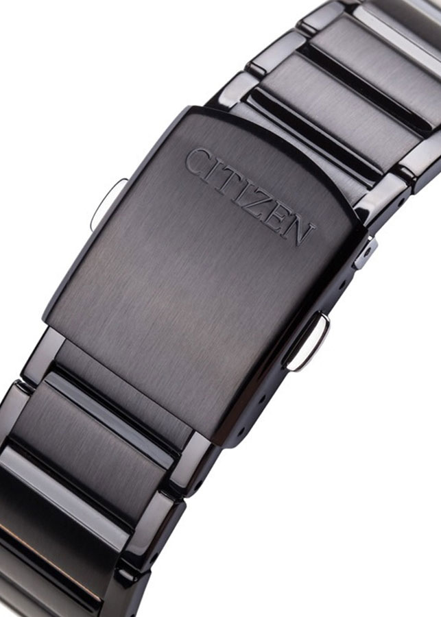 Đồng Hồ Nam Citizen Dây Thép Không Gỉ AW1015-53E - Mặt Đen