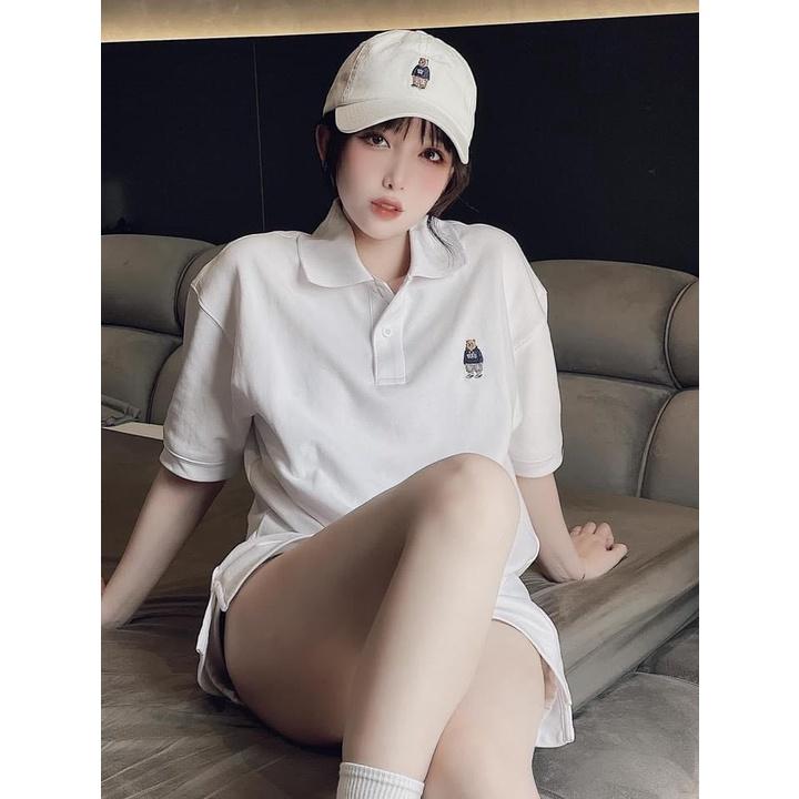  Áo thun Unisex Form rộng Polo Whoau 