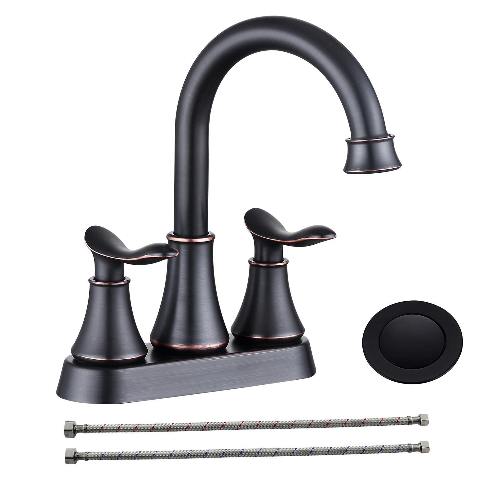 Vòi bếp tay cầm sang trọng có 2 chế độ nóng & lạnh xoay 360 độ cho bồn bếp, bồn rửa mặt