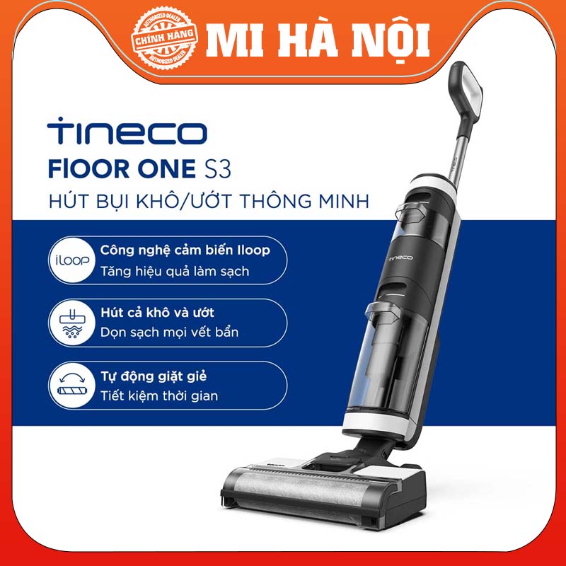 Máy hút bụi lau sàn khô ướt tự giặt giẻ Xiaomi Tineco S5 Pro / Tineco S5 / Tineco Floor One S3 - Hàng chính hãng