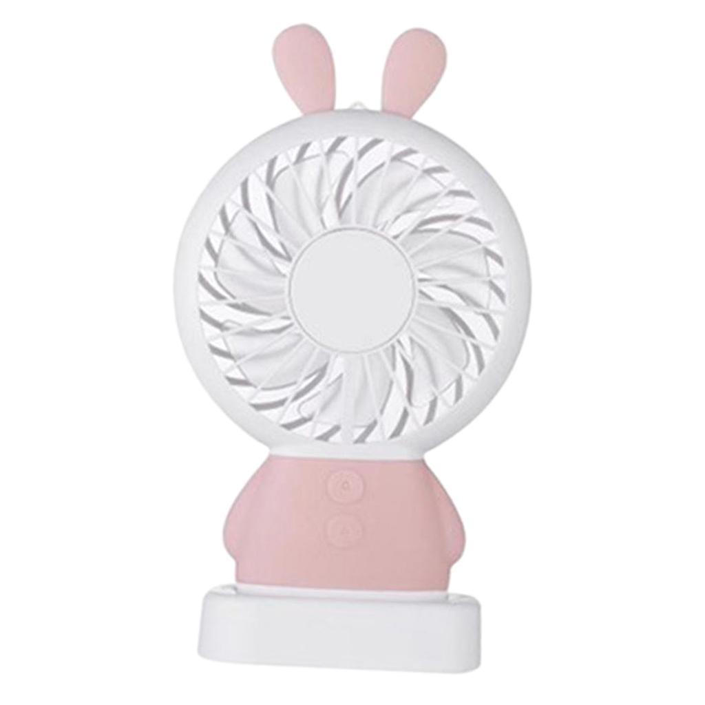 Dual-Use Rechargeable Desktop Fan for Desktop Computer with USB Fan