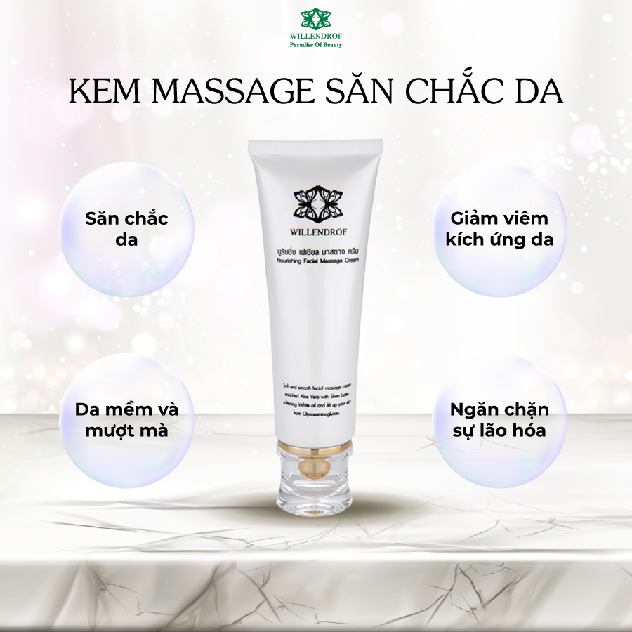 Kem Massage Nuôi Dưỡng Da Luôn Săn Chắc Willendrof 150gr