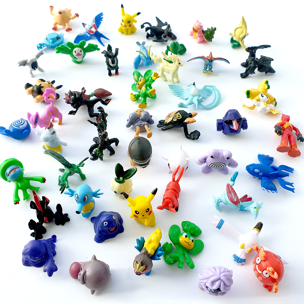 Đồ chơi 72 Pokemon dễ thương cho bé trên 3 tuổi không trùng nhau, chất liệu nhựa PVC đặc sơn màu đẹp, mô phỏng nhân vật phim hoạt hình Poke'mon Mega (mẫu ngẫu nhiên)