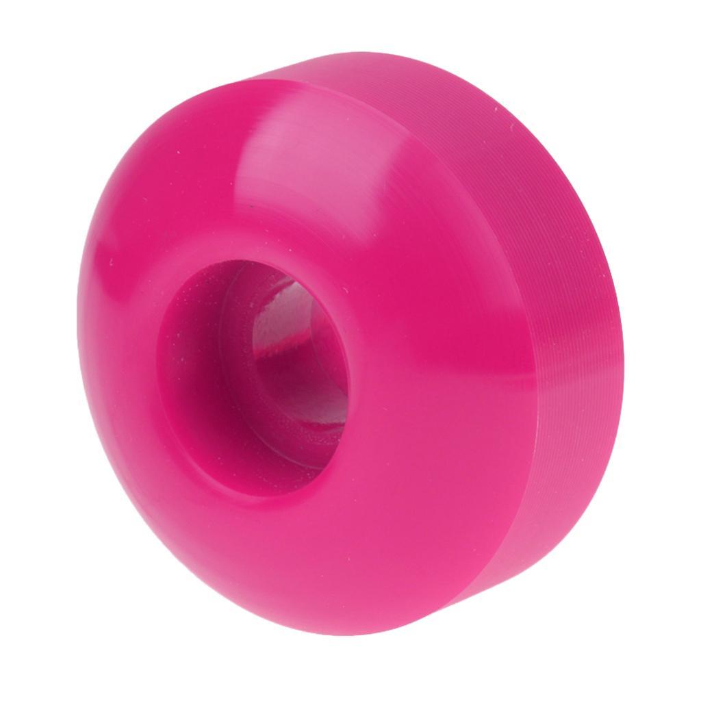 4x100A Children's Cruiser Longboard Skateboard Kick Scooter PU Wheels Rose Red