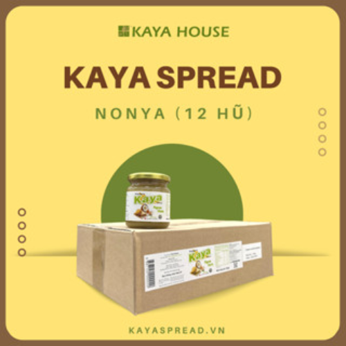 Thùng 12 hũ Mứt Kaya Singapore Nonya 225G - Kaya Spread - Ăn kèm với Sandwich, làm nguyên liệu nấu ăn