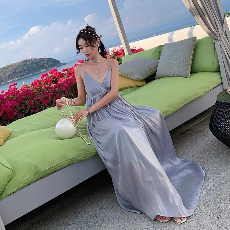 Váy Maxi Đi Biển Hai Dây