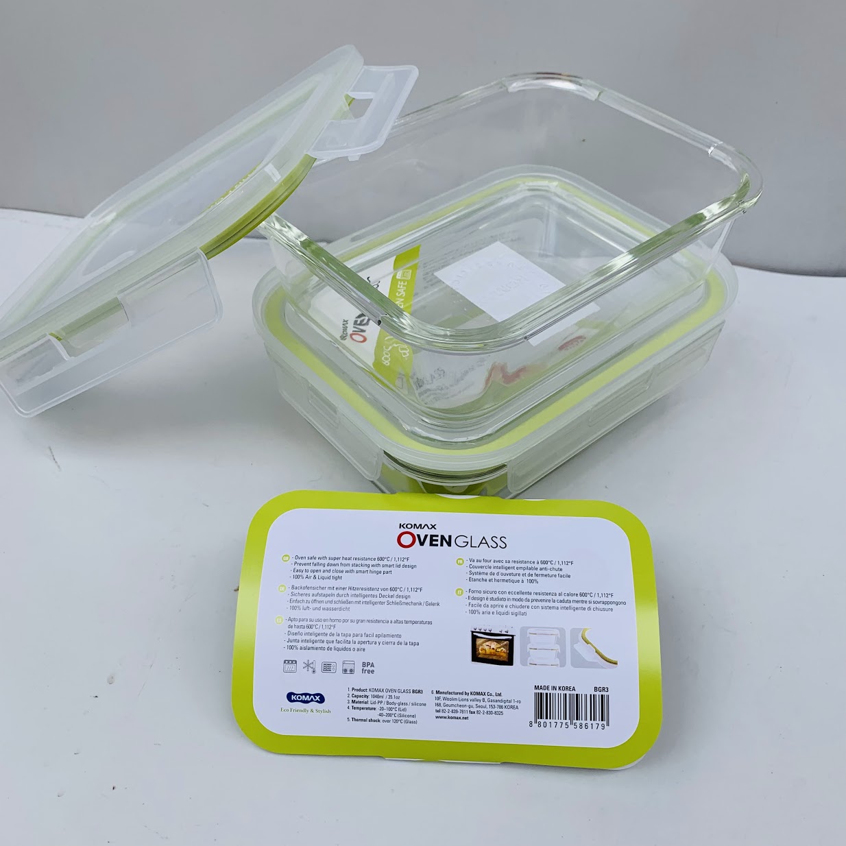 Hộp đựng cơm ngăn thuỷ tinh 1 lít OVENGLASS PANASINIC