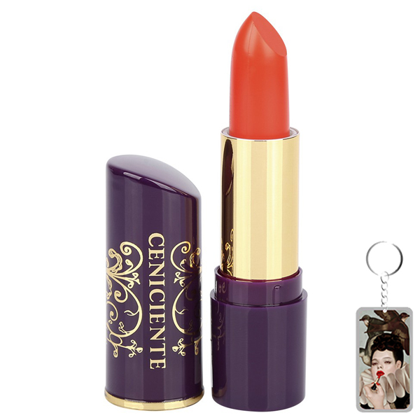 Son thỏi lì Naris Ceniciente Lipstick Nhật Bản 3g + Móc khóa