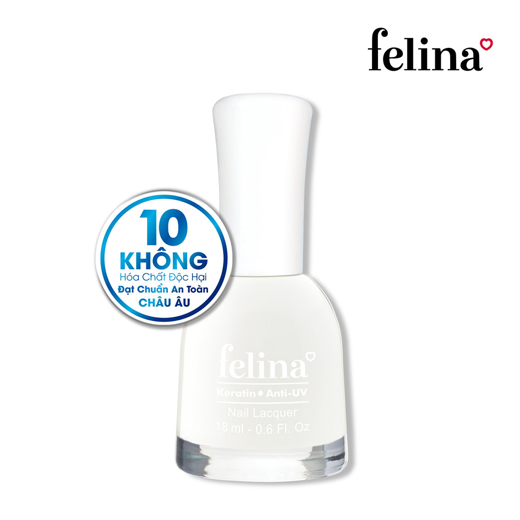 Sơn móng tay Felina 18ml CS003 Trắng Sữa