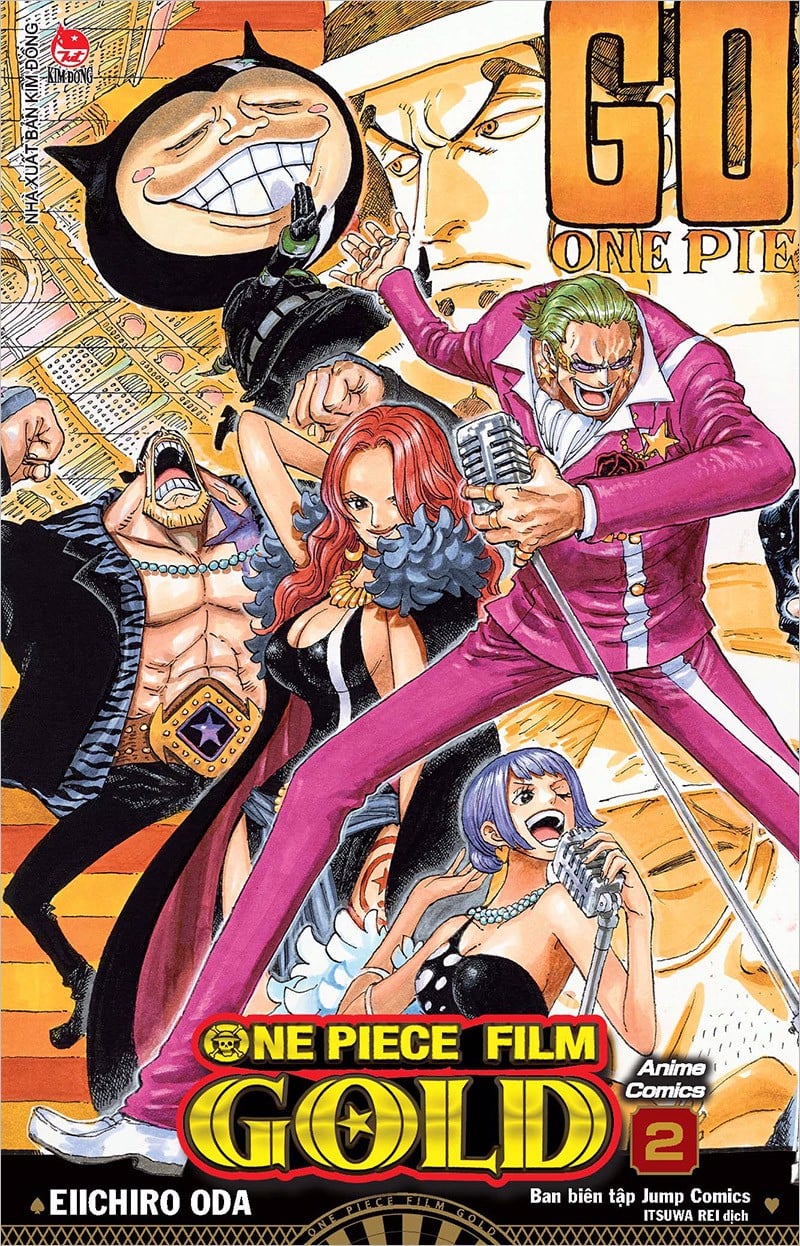Sách - Anime comics: One Piece Film Gold (combo 2 tập)
