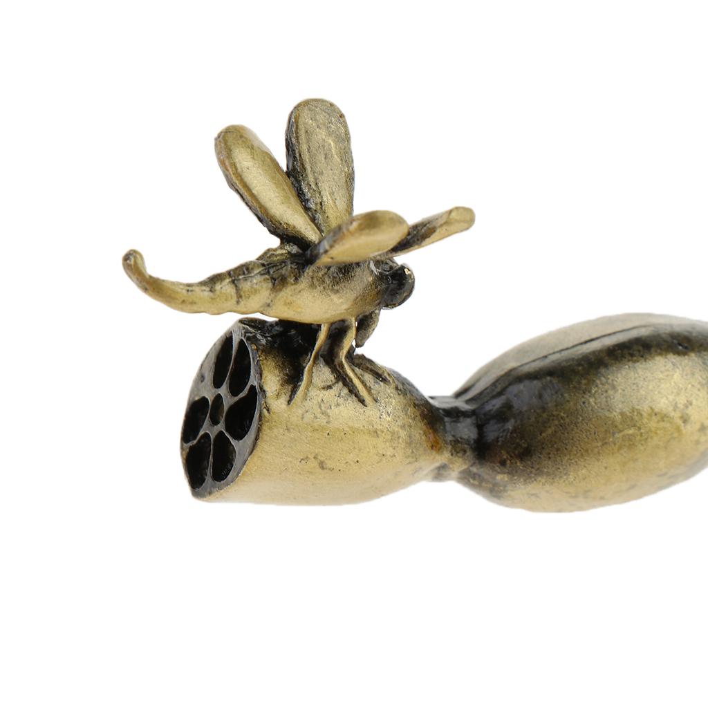 Exquisite Chinese Calligraphy Brush Rest/Holder with Lotus Root Design A