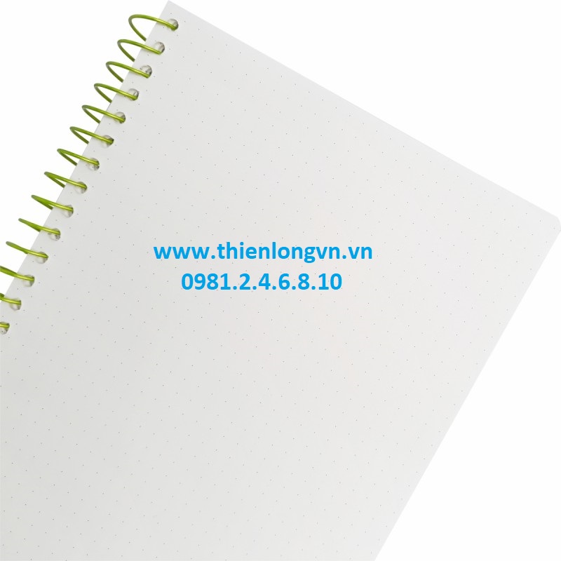 Sổ lò xo đơn ruột chấm Dot Grid A5 - 200 trang; Klong 968