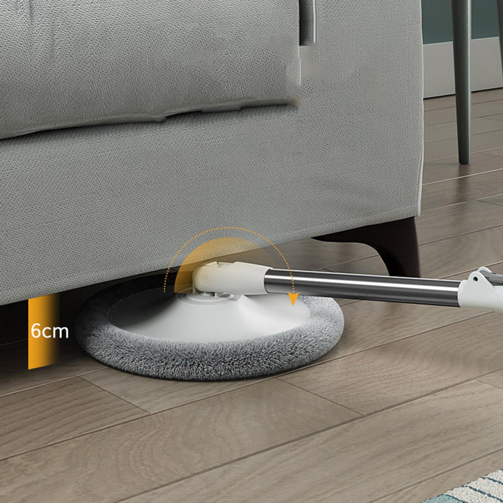 Householding 360 Mop and Bucket System with Wringer Set - Dry Wet Self Wringing for Fast Floor Cleaning for Wood, Hardwood, Laminate, Tile