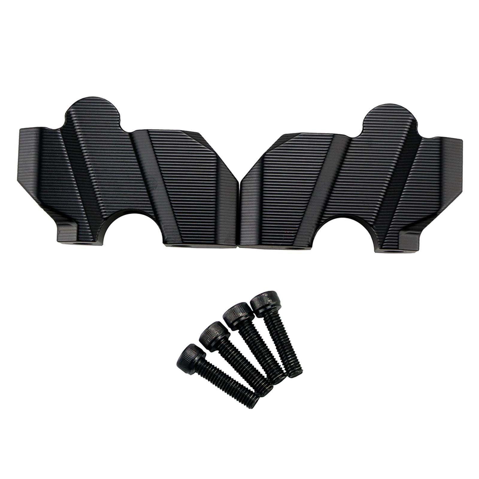 Handlebar Riser Clamps Replacement Portable Spare Part Aluminum Alloy Easy to Install Durable Accessories Black for Sportster S 1250 SS