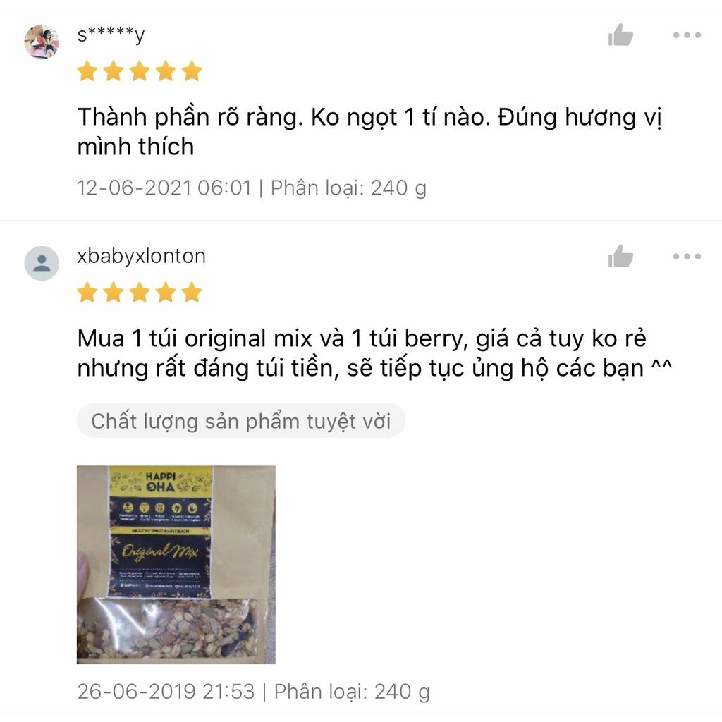 Ngũ Cốc Ăn Sáng/Ăn Kiêng Không Đường Tinh Luyện 40g - Granola Original Mix
