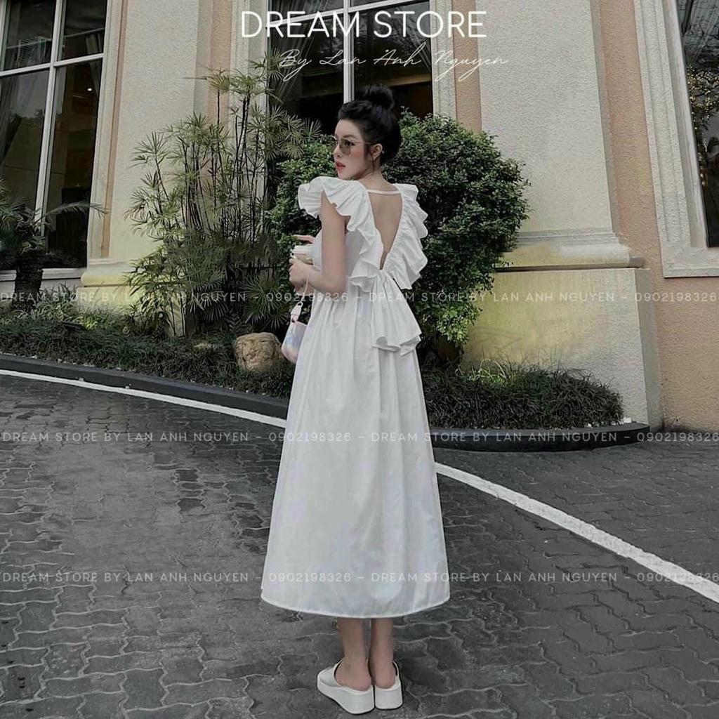 Đầm váy nữ babydoll maxi cánh dơi với 4 màu xinh xắn thích hợp cho các nàng yêu đi biển, đi chơi