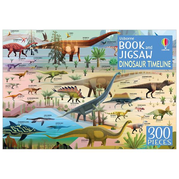 Book &amp; Jigsaw: Dinosaur Timeline