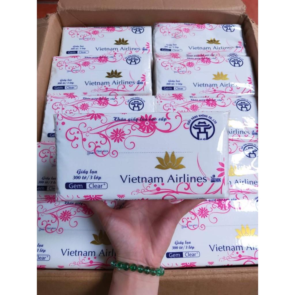 Khăn Giấy Lụa Hàng Không Cao Cấp 3 Lớp 300 Tờ