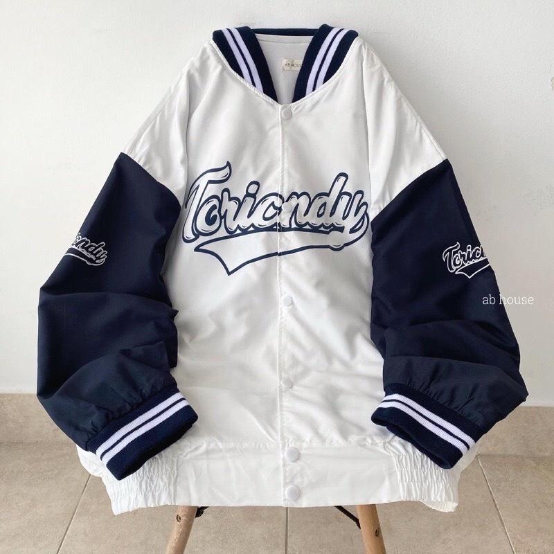Áo Khoác Bomber Jackets TORICNDY Chất DÙ 2 Lớp Form Rộng Unisex Nam Nữ Ulzzang KUN