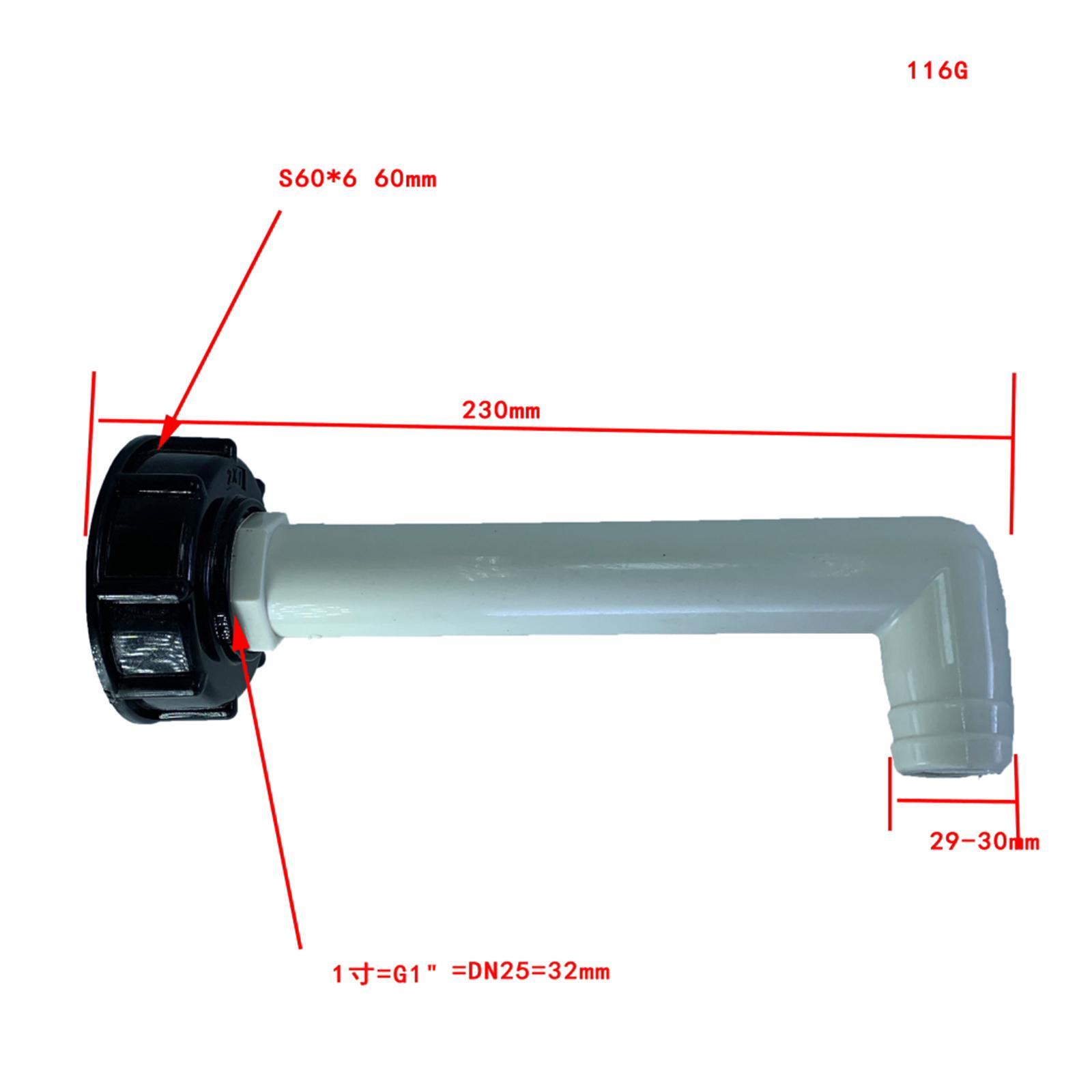 Water Faucet Trough Coarse Adapter Replacement Valves Water Food Grade Material S60x6 High Quality