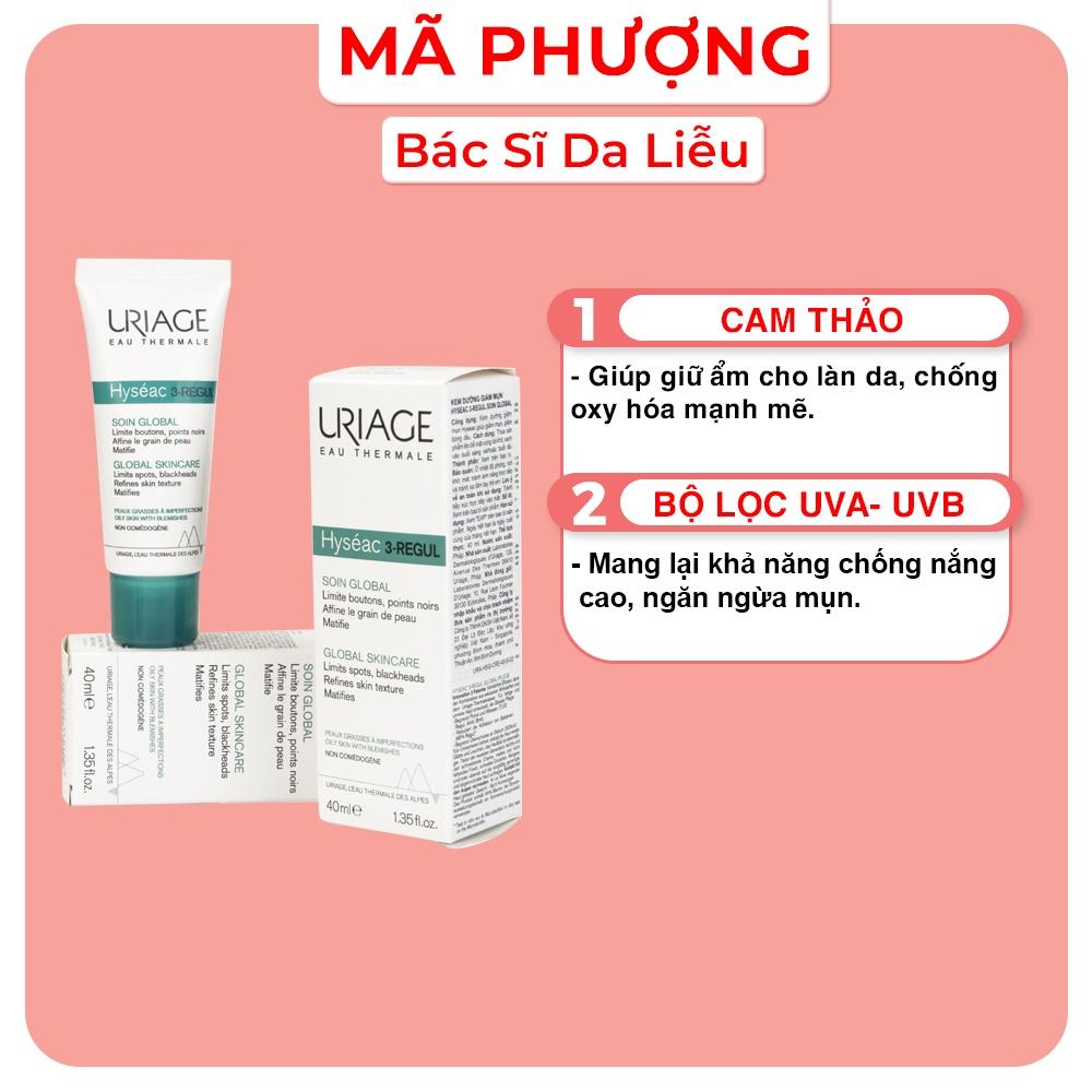 Kem dưỡng giảm mụn Uriage Hyseac 3 Regul Soin Global