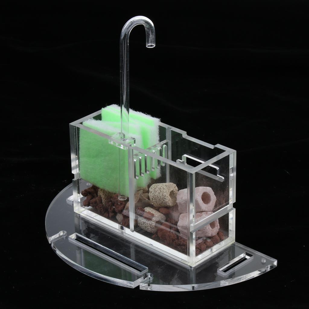 Fish Tank External Filter Box Aquarium Increase Oxygen Water Filter
