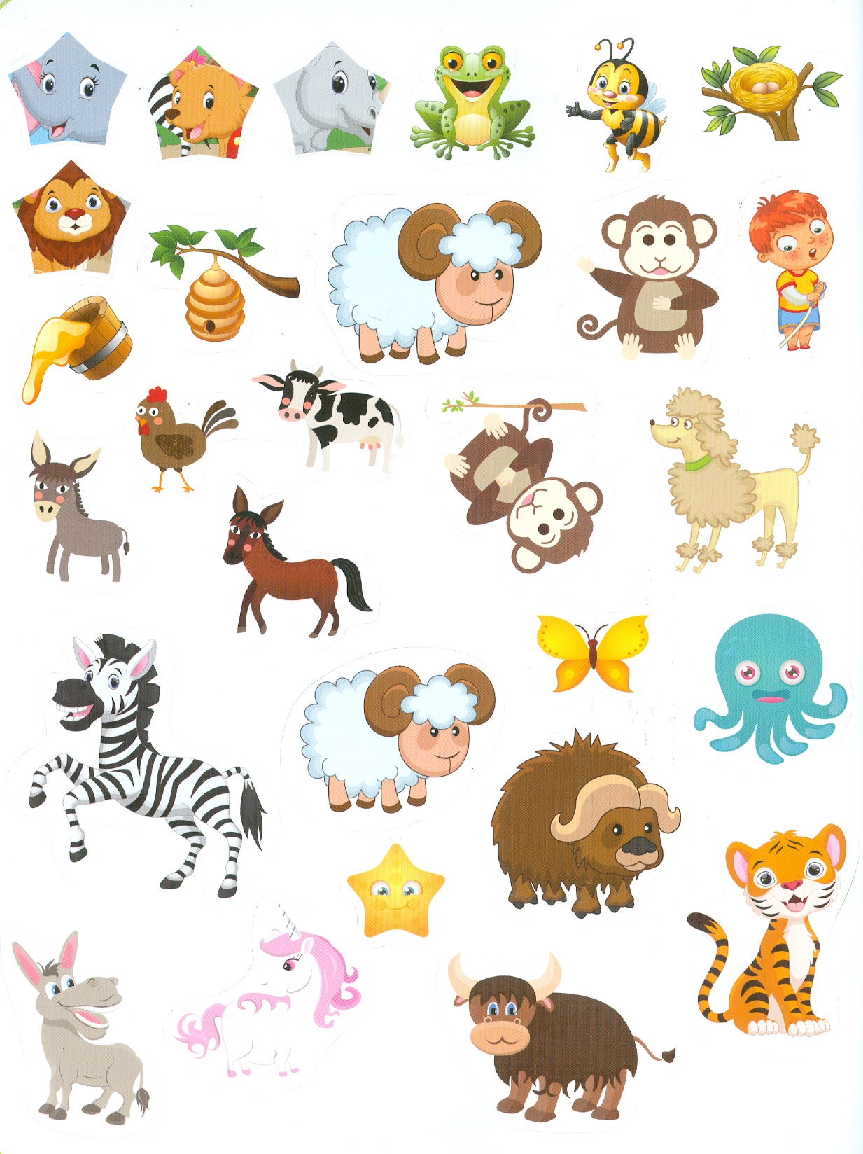 Play With Sticker - Animals (Chơi Cùng Hình Dán - Động Vật)