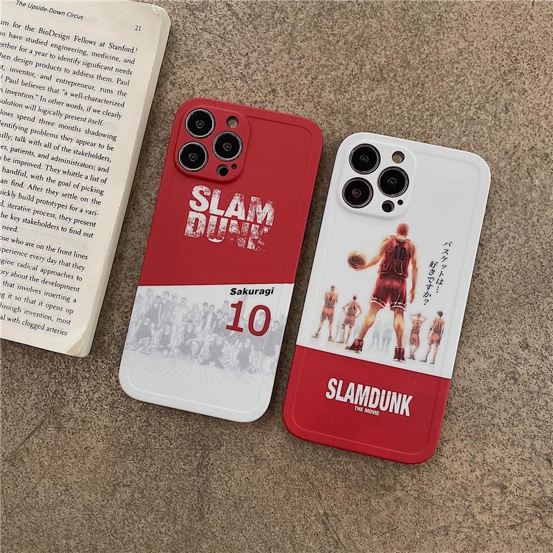 Ốp Lưng Silicon Cho Iphone 14 Pro Max / 14 Pro / 13 Pro Max / 12 Pro Max Họa Tiết Slam Dunk - Bum Store Galax Case