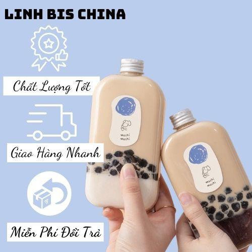 Bình nước cầm tay, bình đựng nước cute, bình nhựa, trà sữa