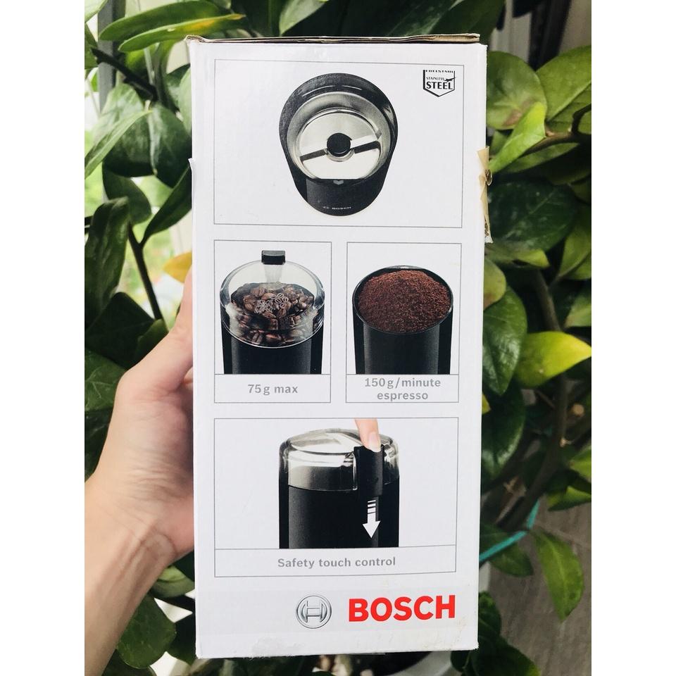 Máy Xay Cà Phê Cầm Tay Bosch Haushalt TSM6A013B, Máy Xay Cafe Hạt, Dung Tích 75g, Công Suất 180W, Nhập Đức, Hàng Chính Hãng