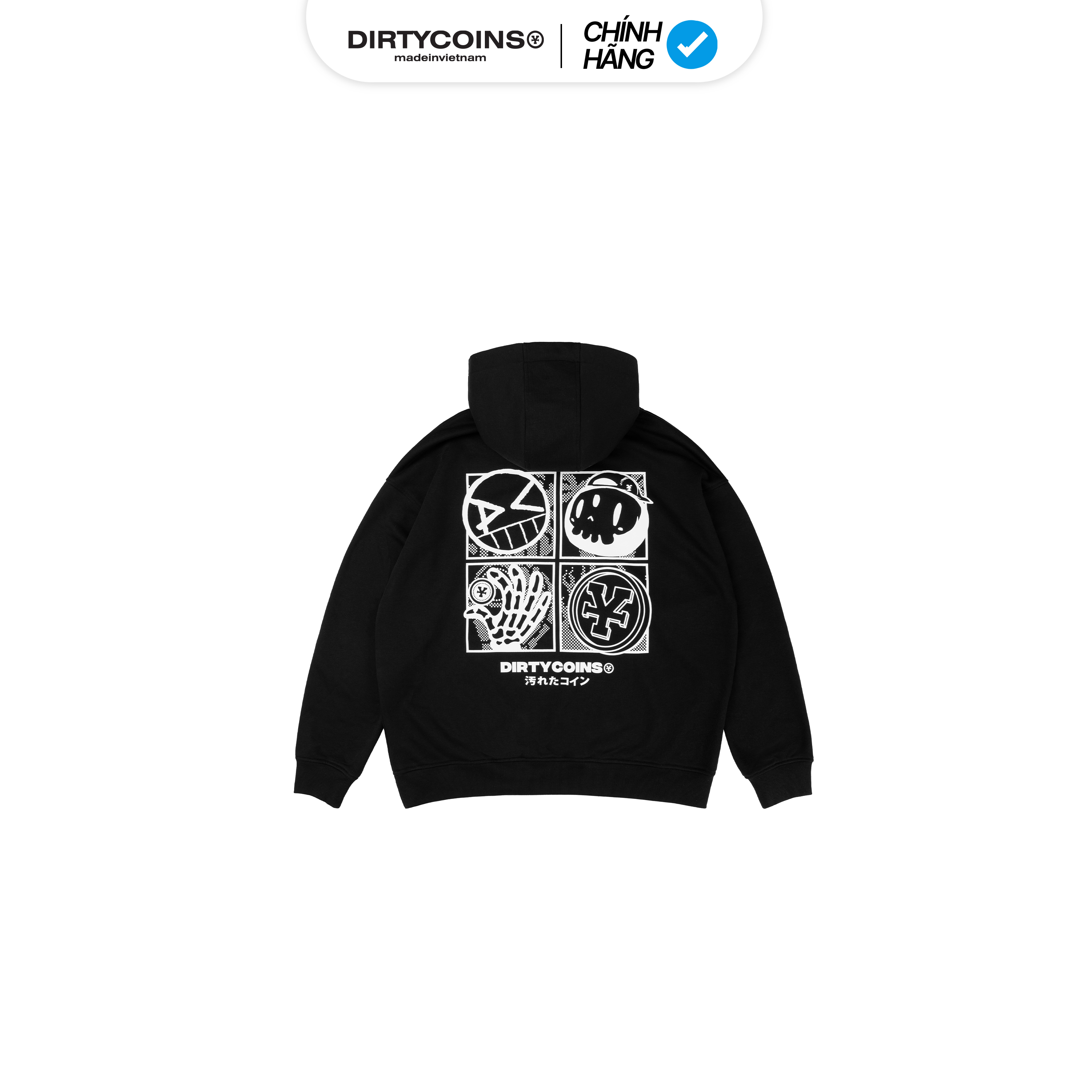 Áo Khoác DirtyCoins Mate Hoodie - Black