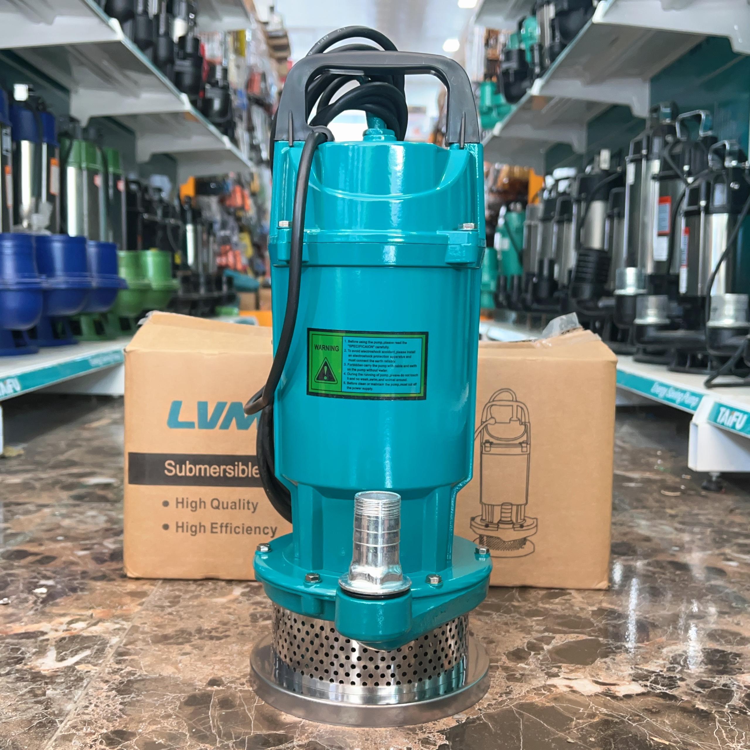 Máy Bơm Chìm, Bơm Tõm 750W cổ 25 không ngâm dầu LVMEI - Bảo hành 1 năm