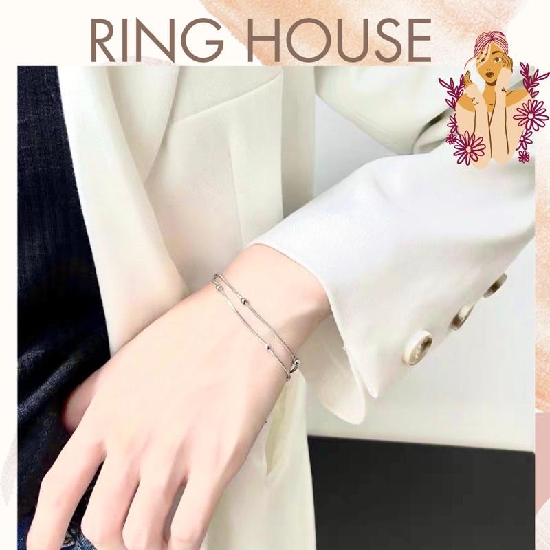 Lắc Tay Bạc 925 Đẹp Kiểu Thanh Lịch Đơn Giản Thiết Kế Mới