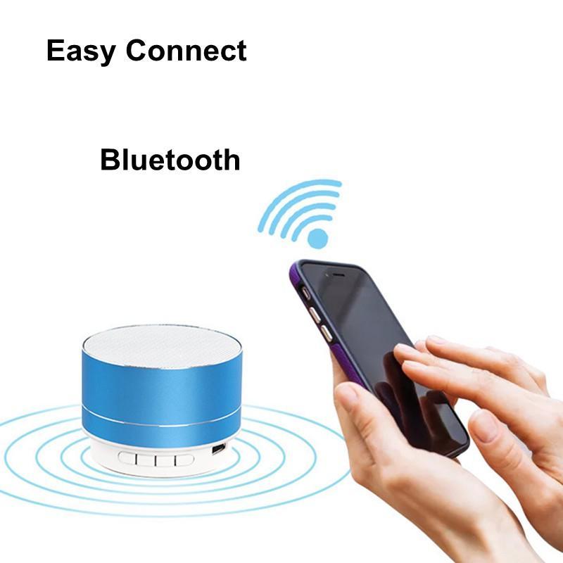 Loa mini bluetooth không dây âm thanh siêu trầm có thể sạc lại TF USB AUX Hoco