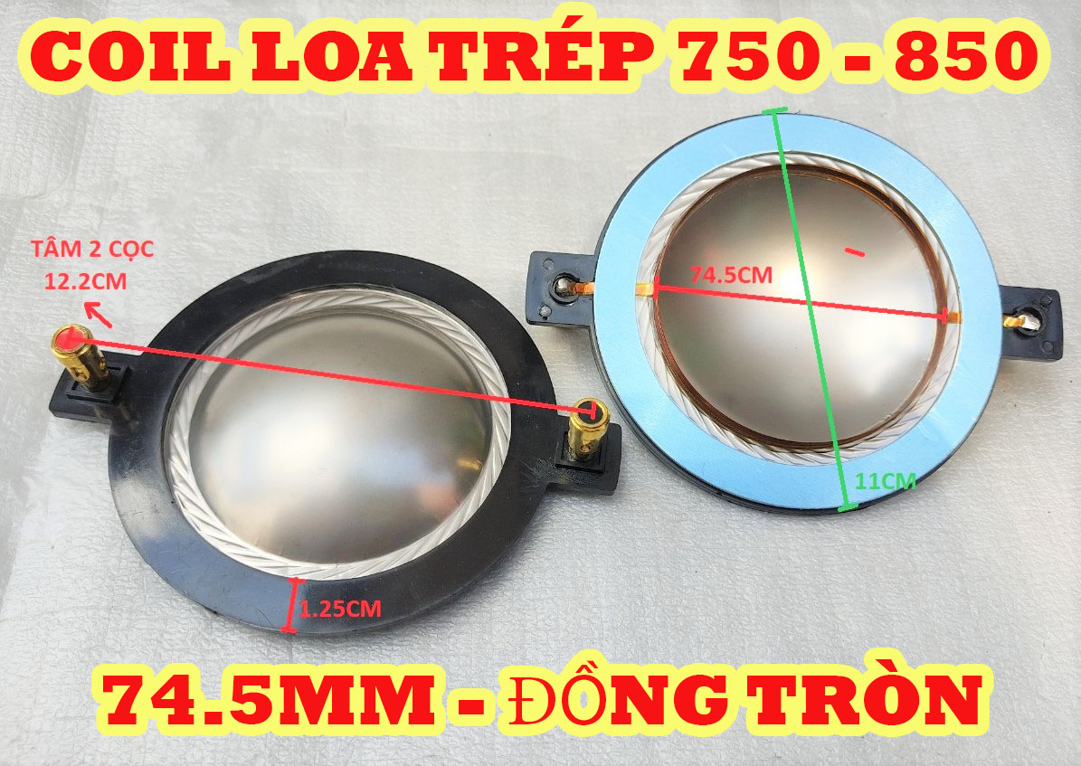 COIL LOA TREBLE 750 VÀ COIL LOA TREBLE 850 TỪ THƯỜNG