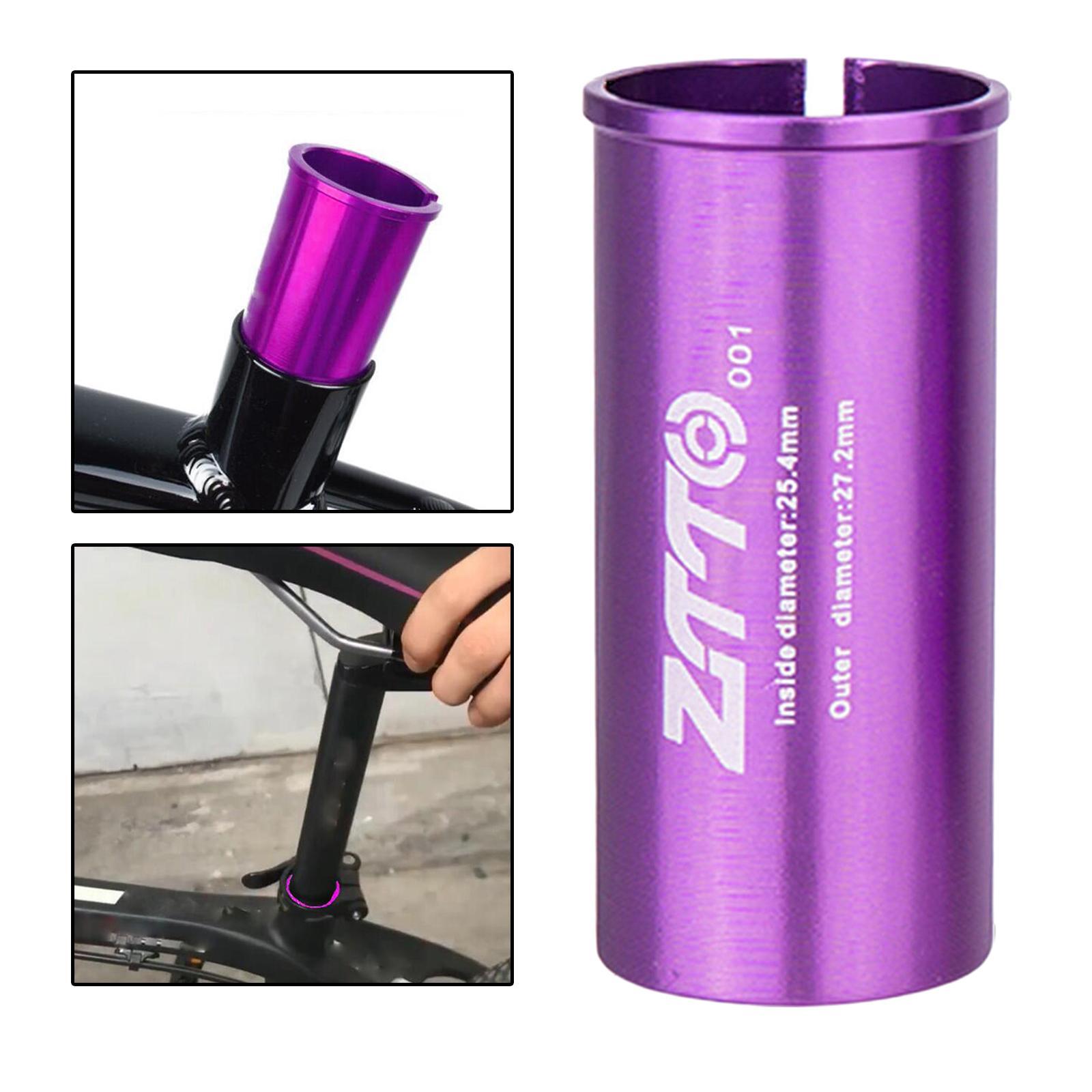 2x Seatpost Shim Seat Post Tube Sleeve Adapter 25.4mm 27.2mm 28.6mm 30.4mm 30.8mm 31.6mm 33.9mm 34.9mm for Mountain Bike,Road Bike,,BMX, Gear