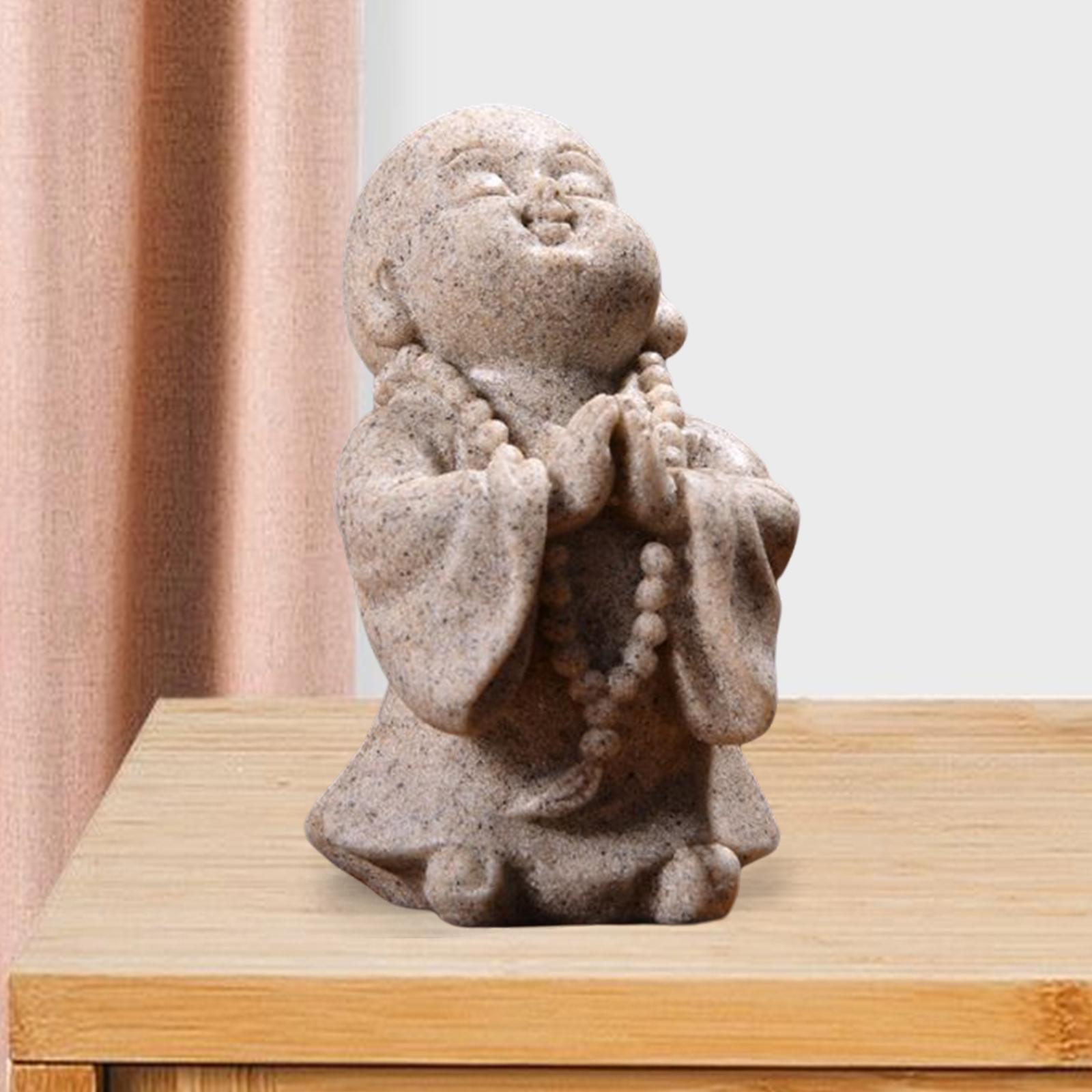 Buddha Statue Spiritual Ceramic Classic Inches Crafts for Office Garden