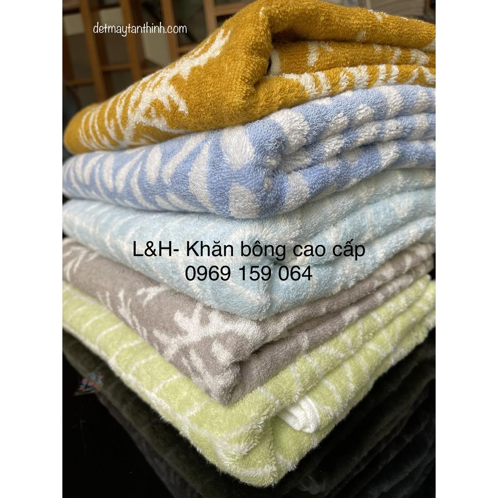 Khăn tắm hoa văn xuất nhật, KT 70x140, nặng 400g
