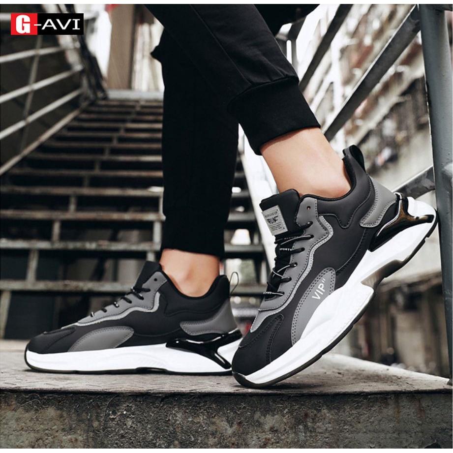 Giày Sneaker Nam Tăng 5cm Phản Quang Đẹp Thời Trang Phong Cách Trẻ Trung Dễ Phối Đồ SVISHOP - K88