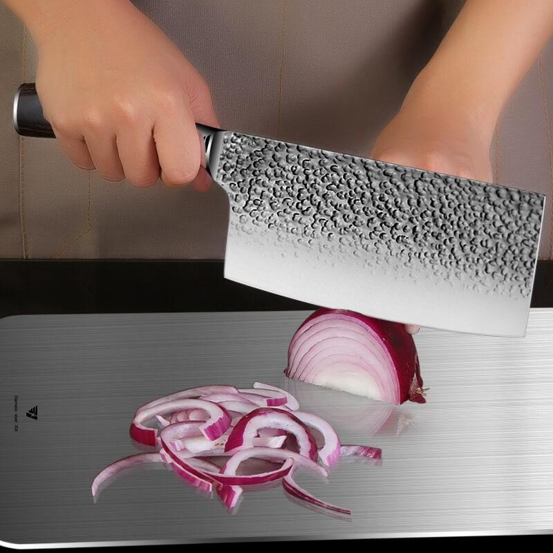 DAO - DAO BẾP NHẬT BẢN USUBA THÉP DAMASCUS MÃ DDT113 nt topcomshop vn