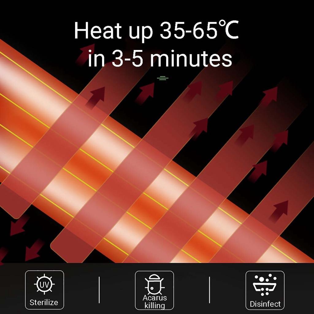 Giá treo , kệ móc để đồ nhà tắm sấy khô tiệt trùng ở 55C công suất 180w.