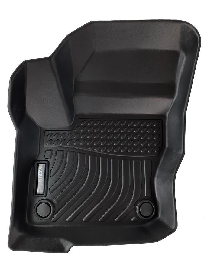 Thảm lót sàn xe Ford Focus 2012-2020 Nhãn hiệu Macsim chất liệu nhựa TPV cao cấp màu đen