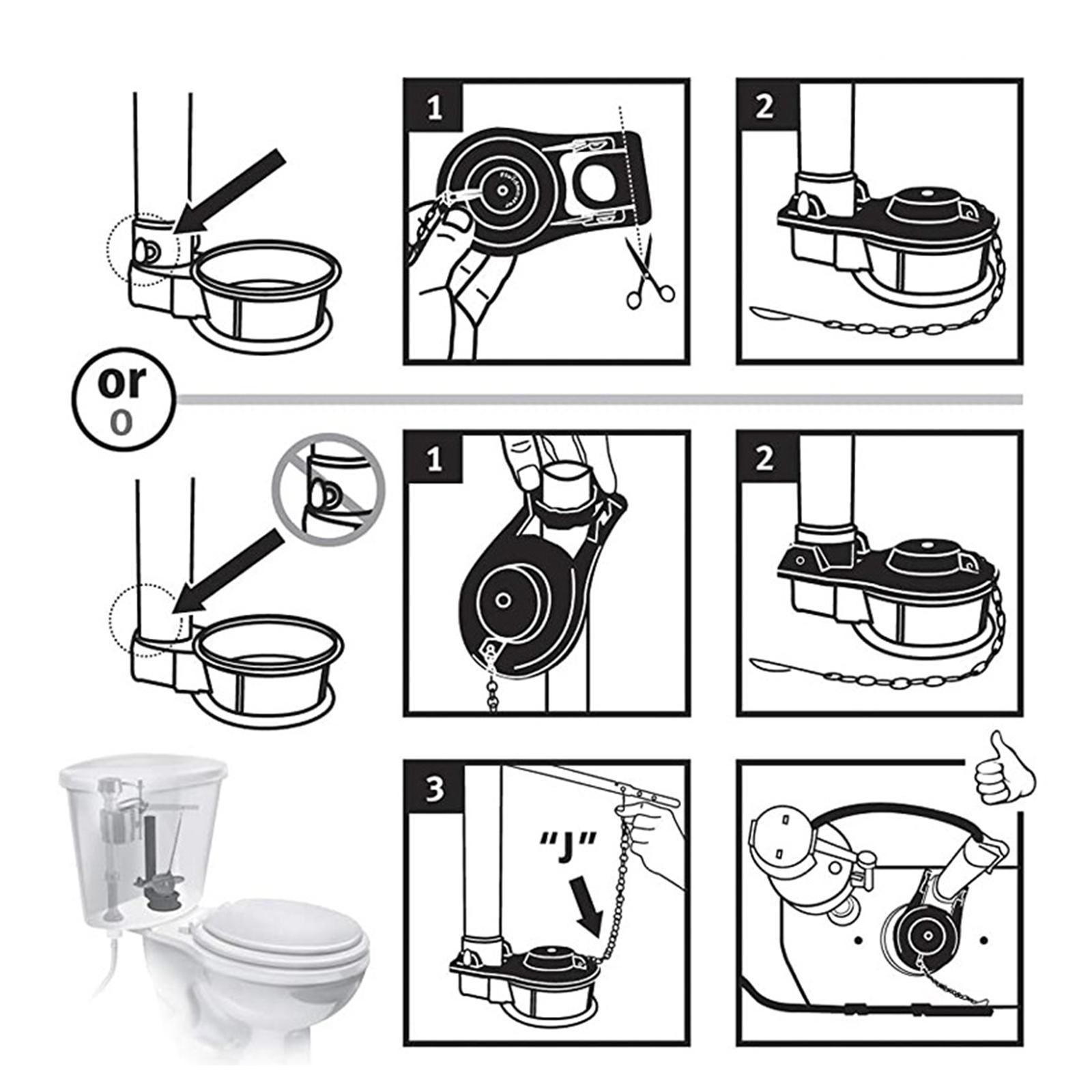 Toilet Tank  2in Toilet Accessories Assembly Toilet Drain  Flush