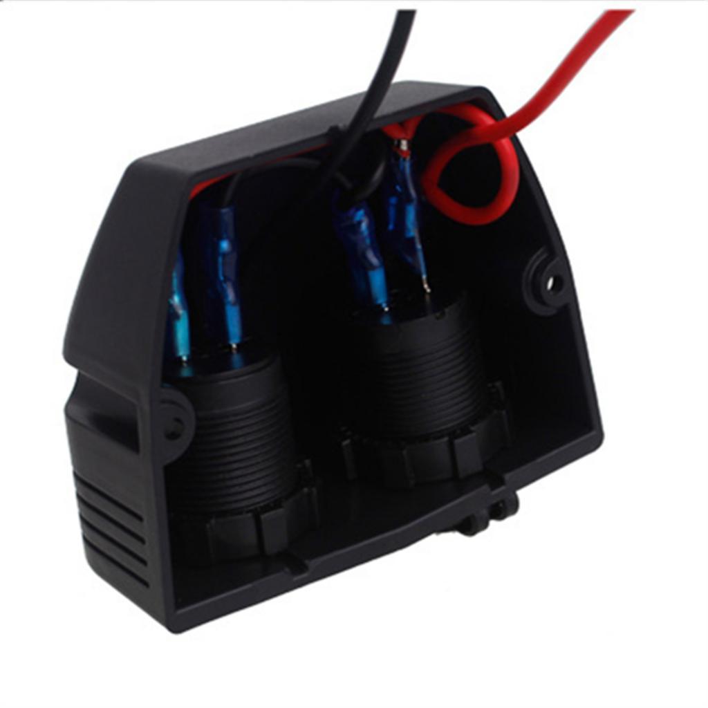 Car Cigarette Lighter Power Converter Female Adapter 12V Double USB