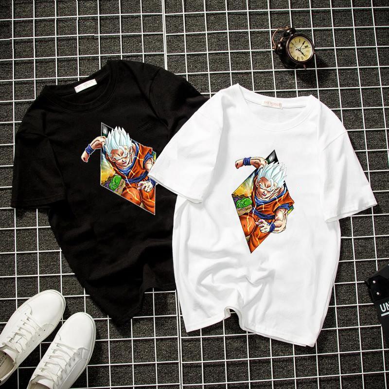 Áo thun Unisex form rộng Goku cá tính Hàn Quốc vải dày mịn 2019T1501
