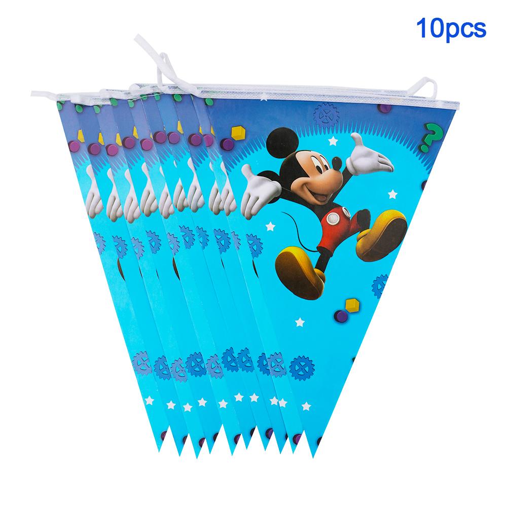 Xanh Dương Chủ Đề Mickey Mouse 83 Chiếc Trẻ Em Trang Trí Sinh Nhật Cưới Bữa Tiệc Sự Kiện Bộ Đồ Ăn Bộ