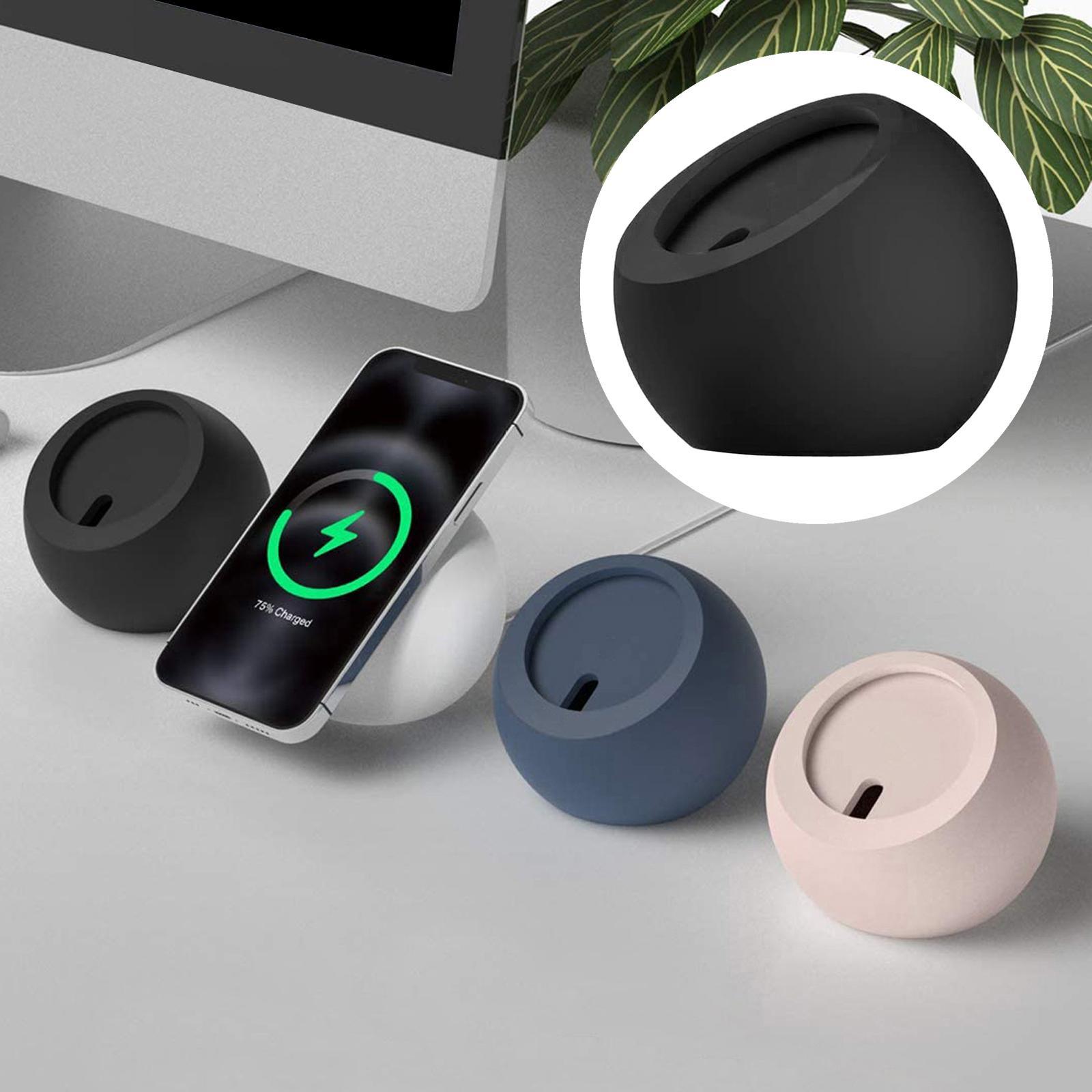 Charging Stand Base Bracket Stand for i Phone 12 black