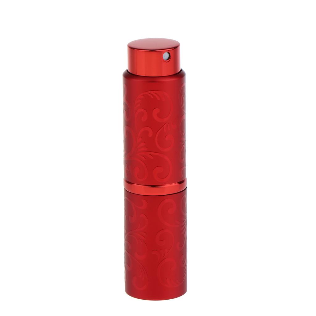 Portable 10ml Refillable Perfume Atomizer Empty Bottle Pump Scent Spray Case